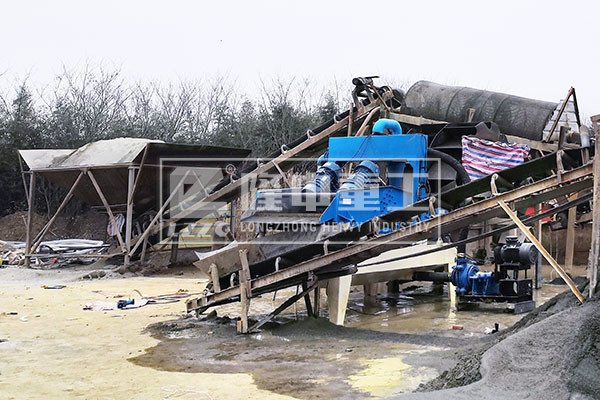 安徽六安脫水型細(xì)沙回收機(jī)調(diào)試運(yùn)行現(xiàn)場(chǎng)