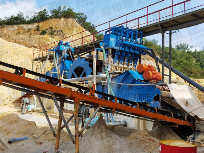 礦山洗沙的流程有哪些？隆中洗砂機助力洗沙